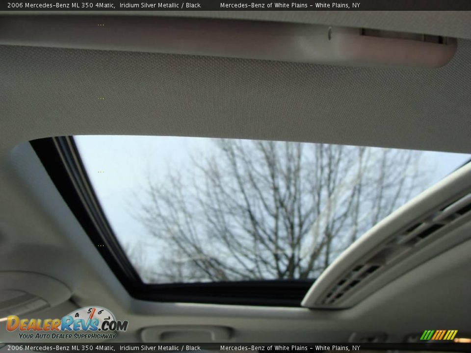 2006 Mercedes-Benz ML 350 4Matic Iridium Silver Metallic / Black Photo #12