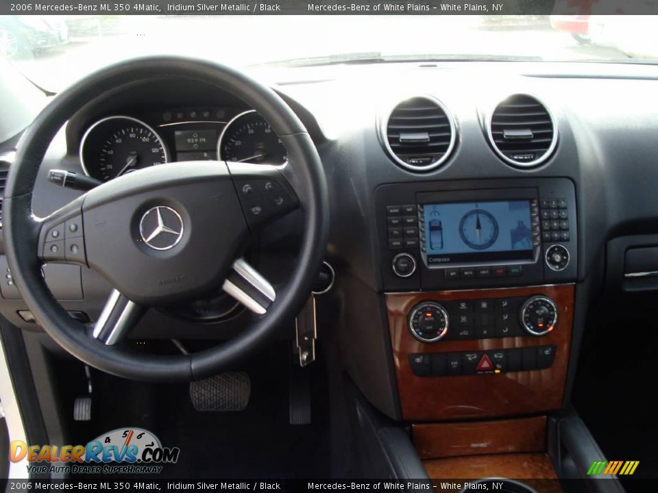 2006 Mercedes-Benz ML 350 4Matic Iridium Silver Metallic / Black Photo #16