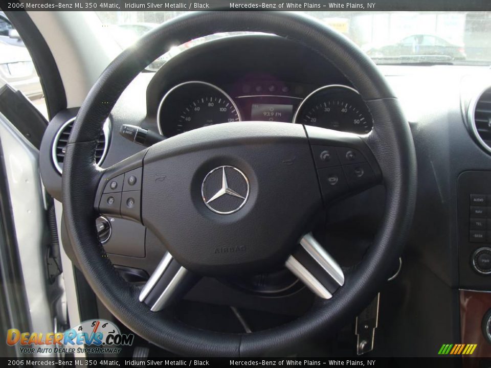2006 Mercedes-Benz ML 350 4Matic Iridium Silver Metallic / Black Photo #17
