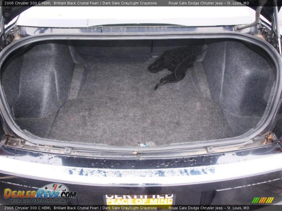 2006 Chrysler 300 C HEMI Brilliant Black Crystal Pearl / Dark Slate Gray/Light Graystone Photo #5
