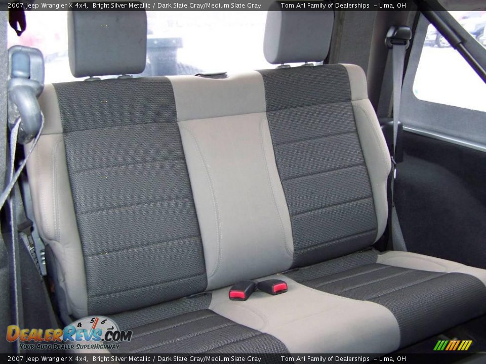 2007 Jeep Wrangler X 4x4 Bright Silver Metallic / Dark Slate Gray/Medium Slate Gray Photo #11