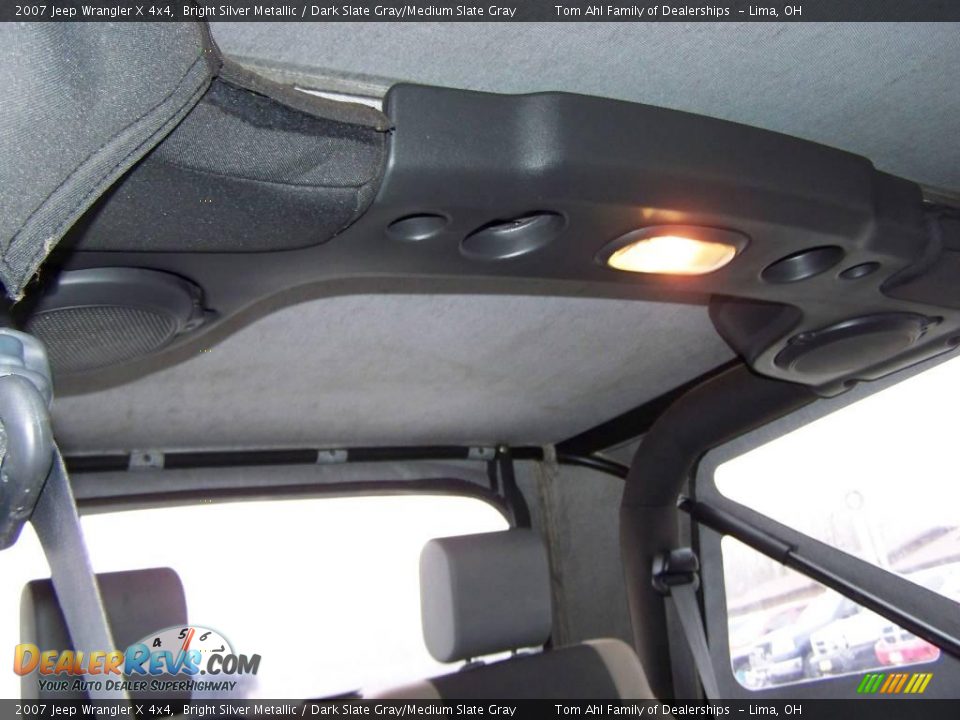 2007 Jeep Wrangler X 4x4 Bright Silver Metallic / Dark Slate Gray/Medium Slate Gray Photo #12
