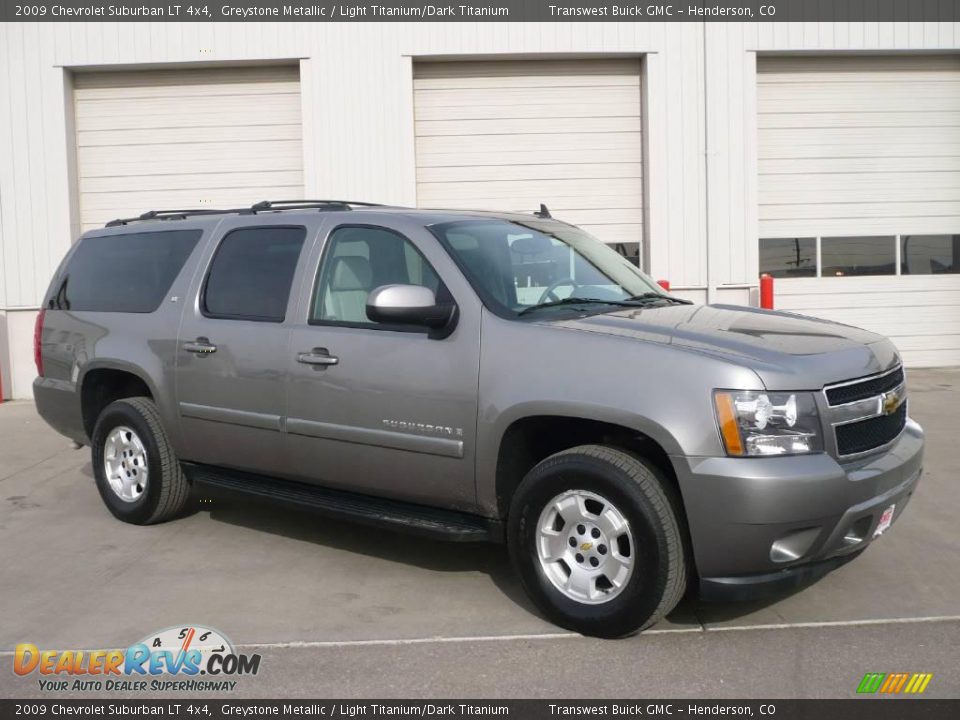 2009 Chevrolet Suburban LT 4x4 Greystone Metallic / Light Titanium/Dark Titanium Photo #1