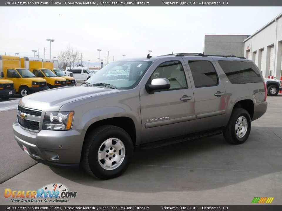 2009 Chevrolet Suburban LT 4x4 Greystone Metallic / Light Titanium/Dark Titanium Photo #3