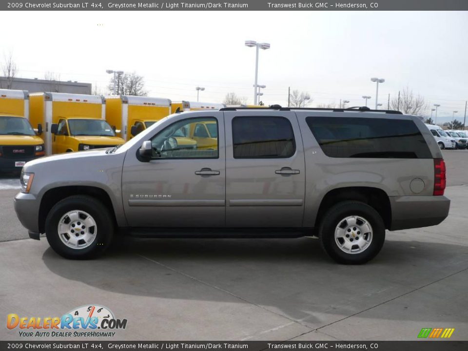 2009 Chevrolet Suburban LT 4x4 Greystone Metallic / Light Titanium/Dark Titanium Photo #4