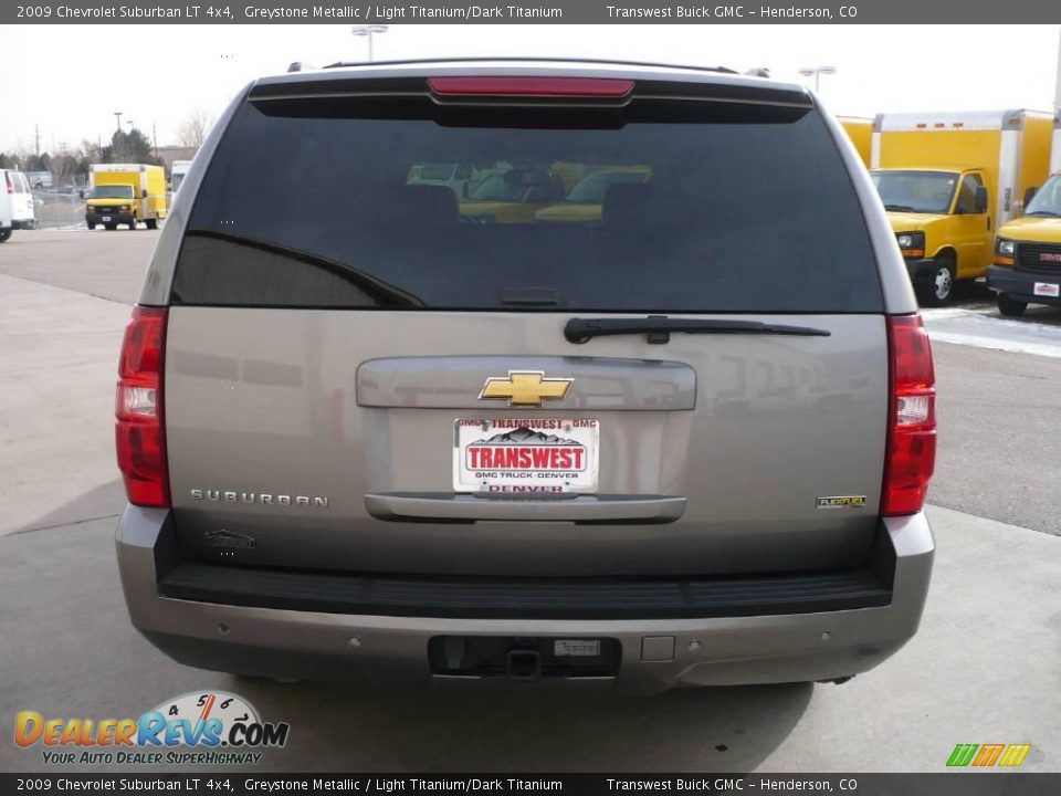 2009 Chevrolet Suburban LT 4x4 Greystone Metallic / Light Titanium/Dark Titanium Photo #5