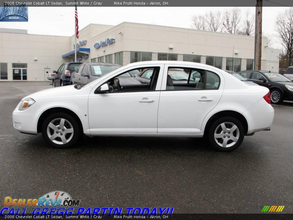 2008 Chevrolet Cobalt LT Sedan Summit White / Gray Photo #1