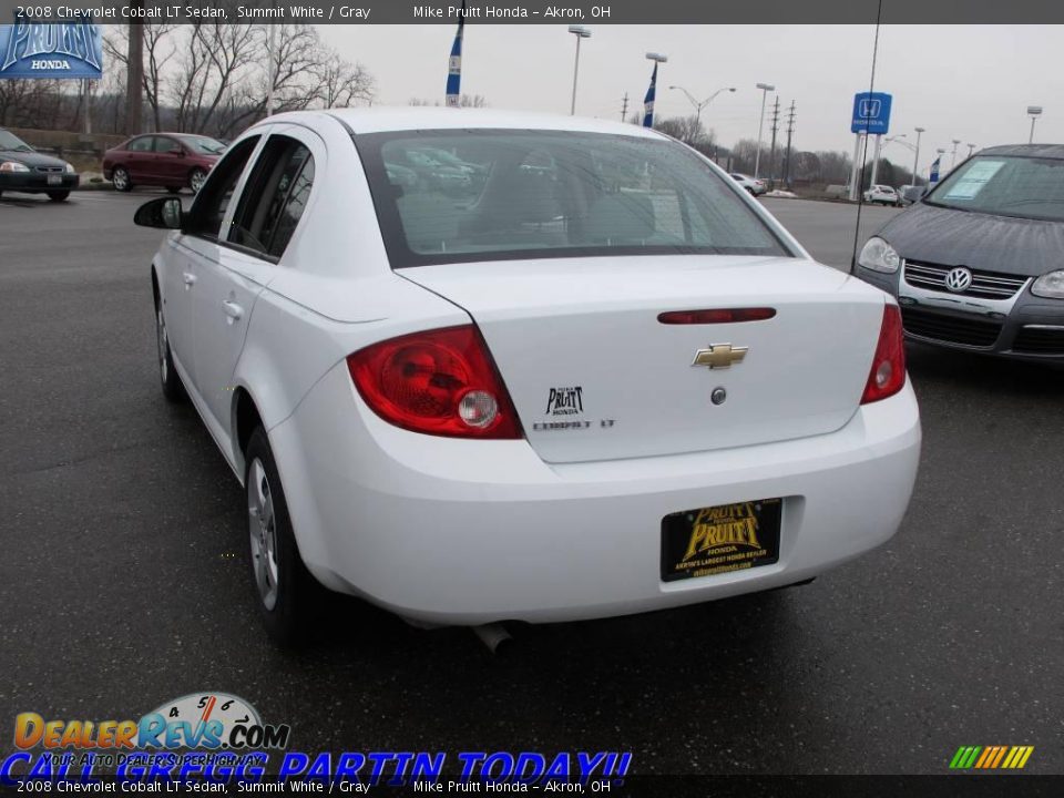 2008 Chevrolet Cobalt LT Sedan Summit White / Gray Photo #2