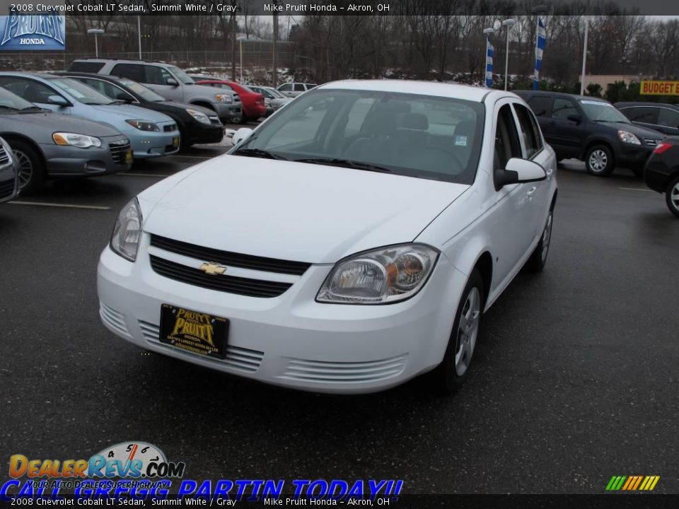 2008 Chevrolet Cobalt LT Sedan Summit White / Gray Photo #3