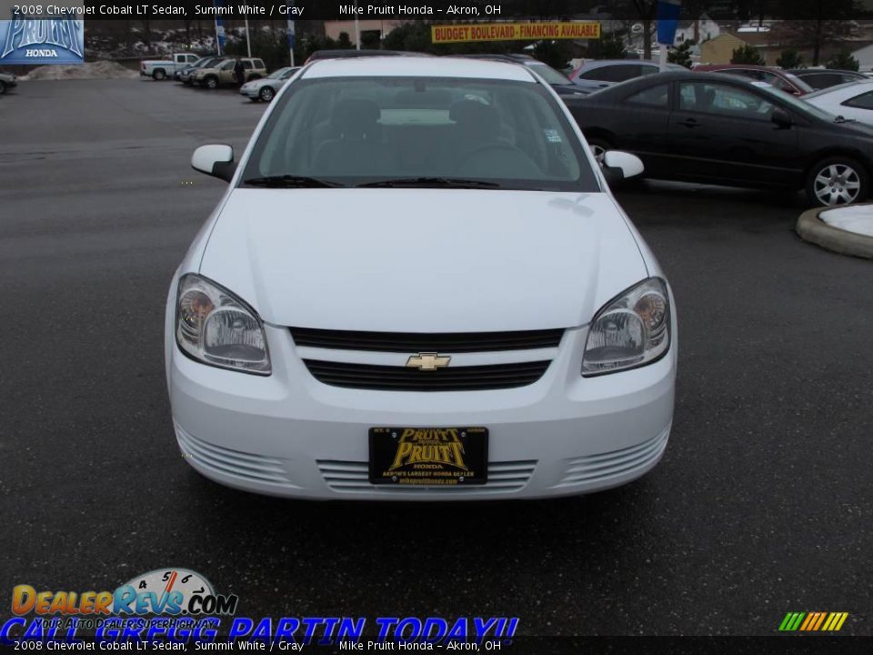 2008 Chevrolet Cobalt LT Sedan Summit White / Gray Photo #4