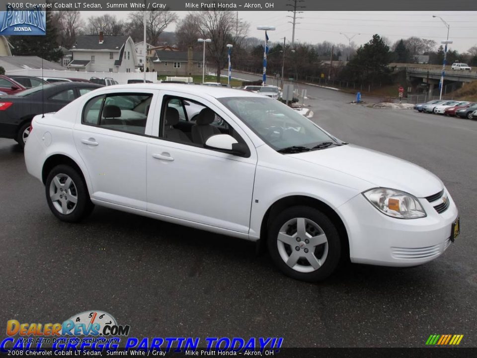 2008 Chevrolet Cobalt LT Sedan Summit White / Gray Photo #6