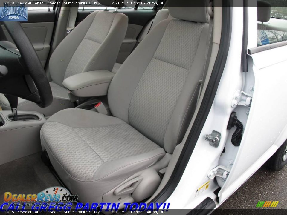 2008 Chevrolet Cobalt LT Sedan Summit White / Gray Photo #11
