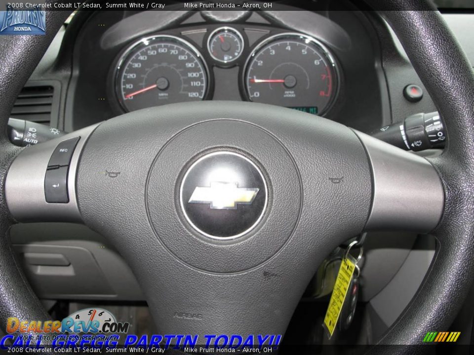2008 Chevrolet Cobalt LT Sedan Summit White / Gray Photo #17