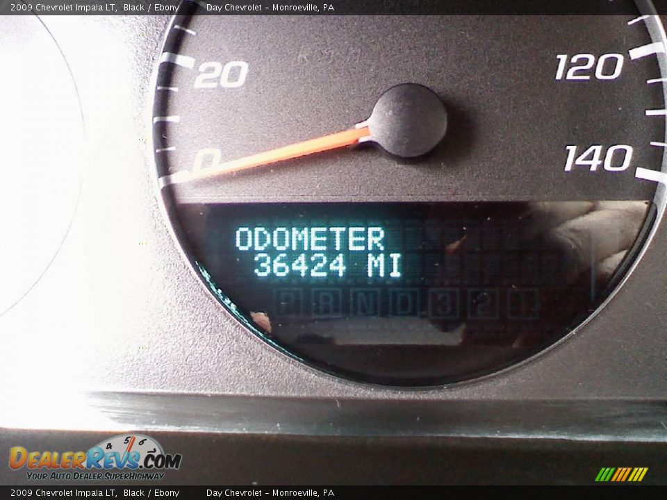 2009 Chevrolet Impala LT Black / Ebony Photo #14