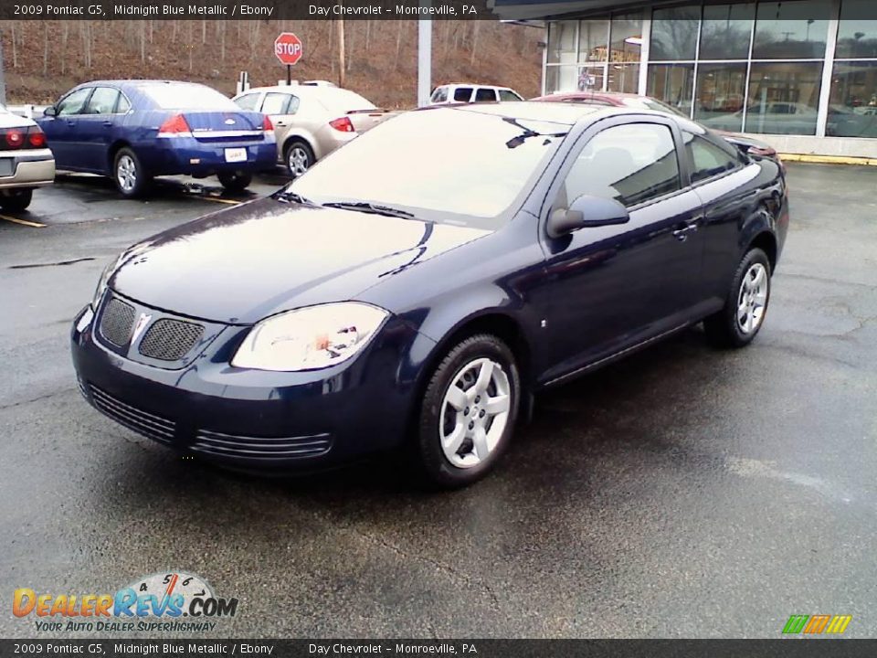 2009 Pontiac G5 Midnight Blue Metallic / Ebony Photo #1