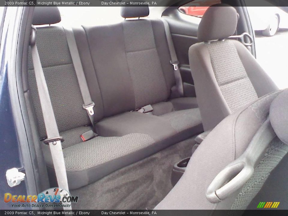 2009 Pontiac G5 Midnight Blue Metallic / Ebony Photo #7