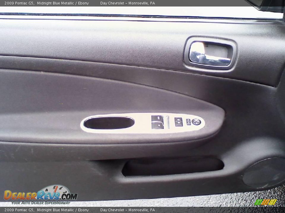2009 Pontiac G5 Midnight Blue Metallic / Ebony Photo #10
