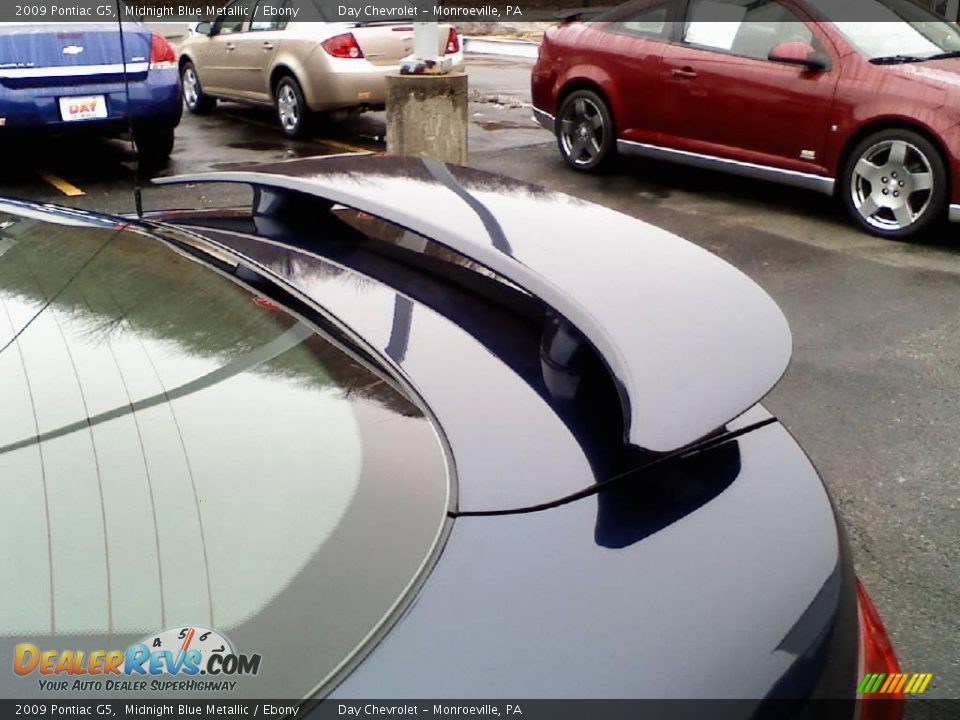 2009 Pontiac G5 Midnight Blue Metallic / Ebony Photo #14
