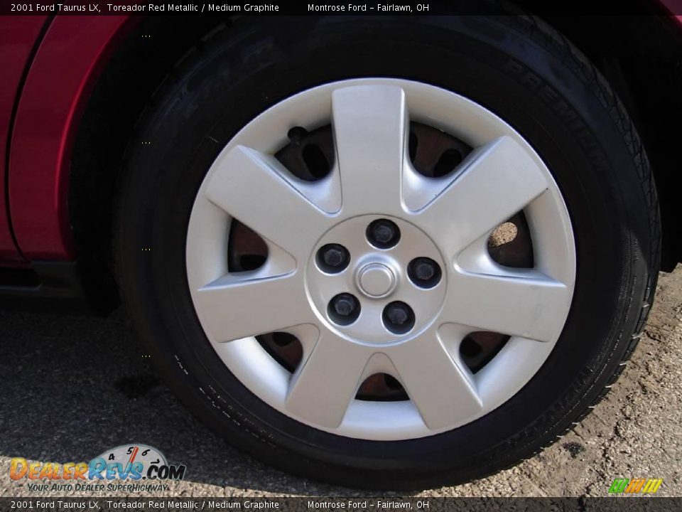 2001 Ford Taurus LX Toreador Red Metallic / Medium Graphite Photo #11