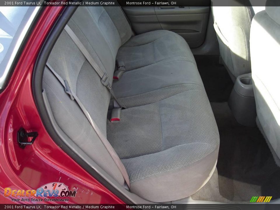 2001 Ford Taurus LX Toreador Red Metallic / Medium Graphite Photo #14