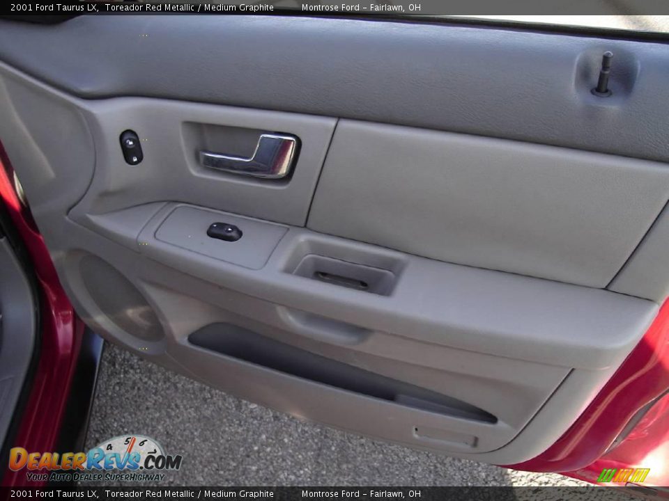 2001 Ford Taurus LX Toreador Red Metallic / Medium Graphite Photo #18