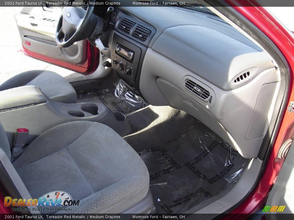 2001 Ford Taurus LX Toreador Red Metallic / Medium Graphite Photo #19