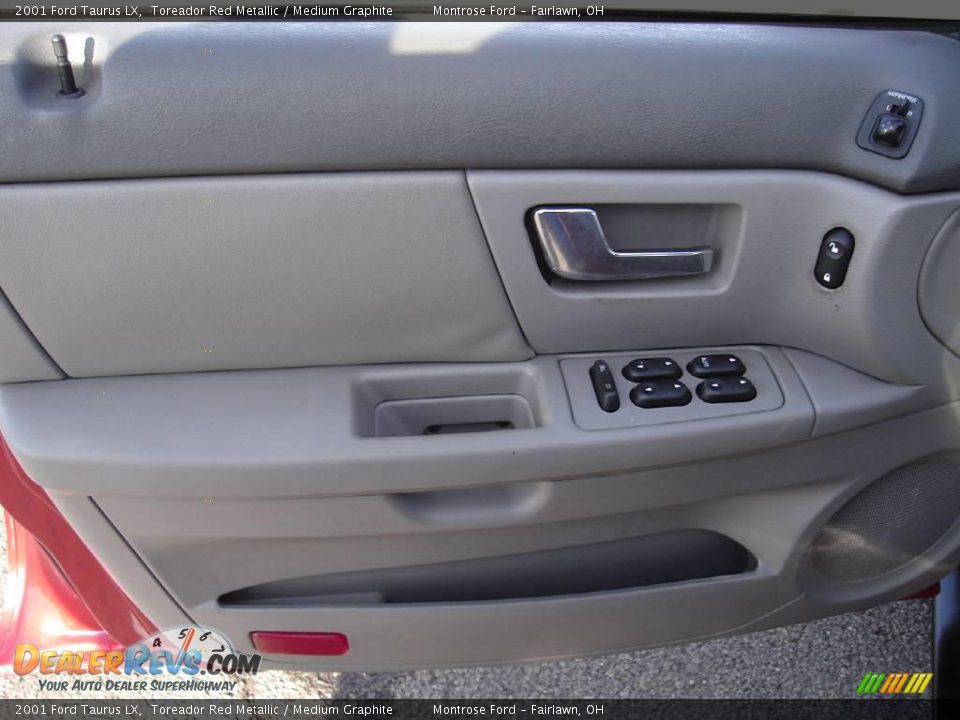 2001 Ford Taurus LX Toreador Red Metallic / Medium Graphite Photo #21