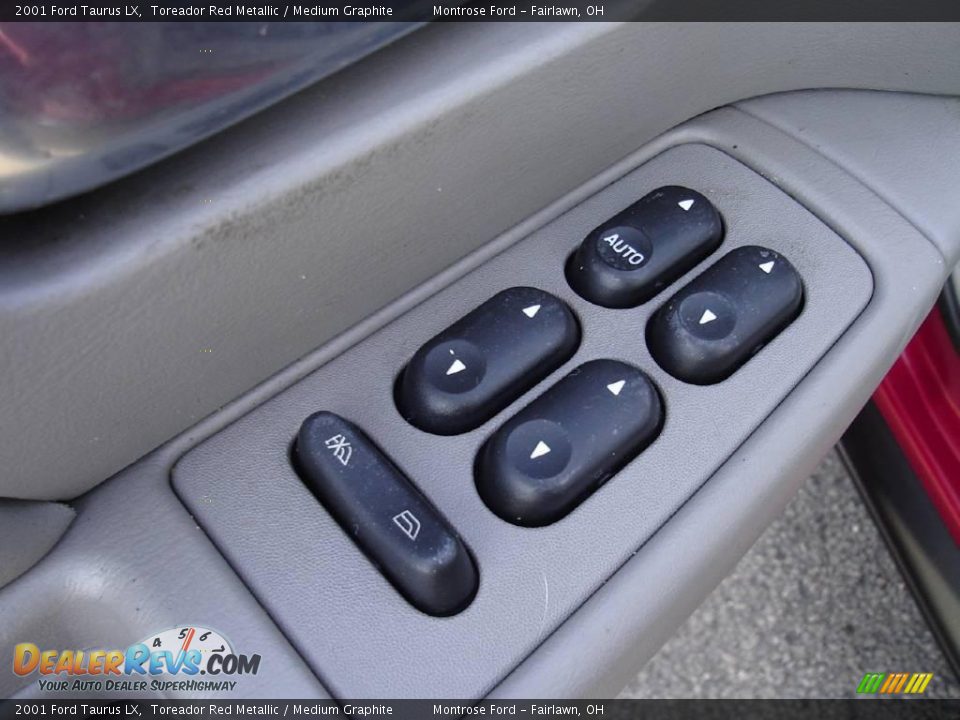 2001 Ford Taurus LX Toreador Red Metallic / Medium Graphite Photo #22