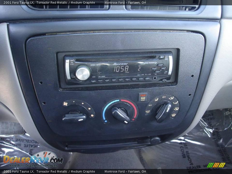 2001 Ford Taurus LX Toreador Red Metallic / Medium Graphite Photo #27