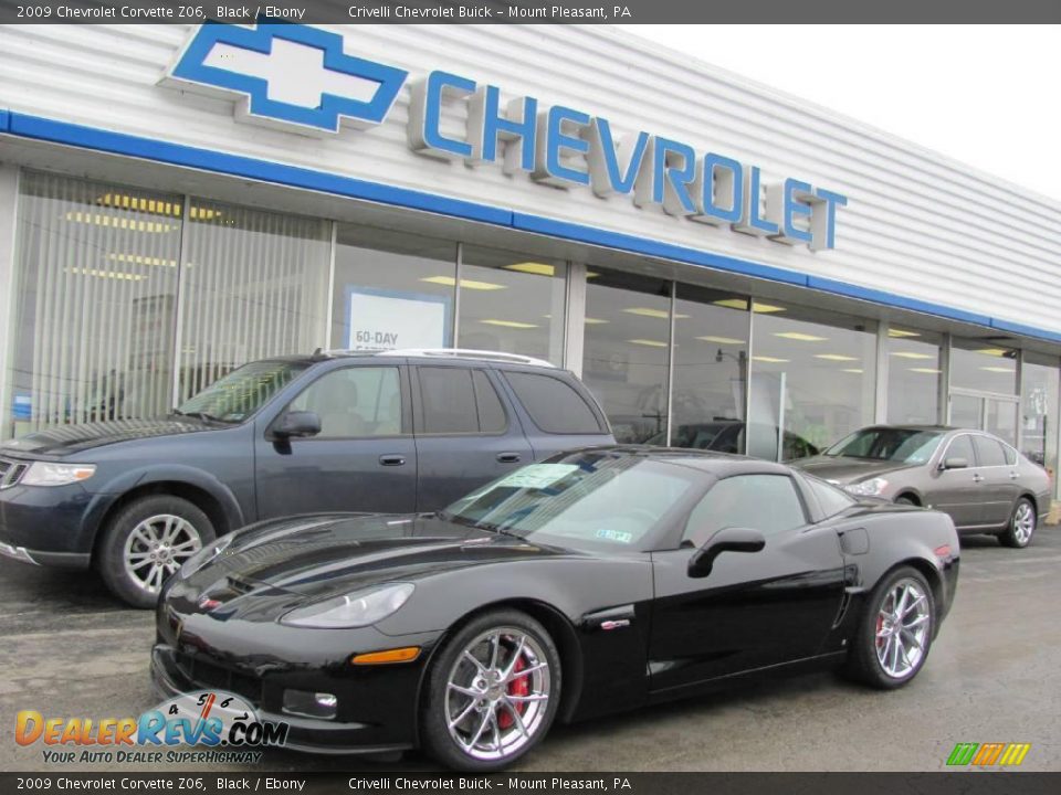 2009 Chevrolet Corvette Z06 Black / Ebony Photo #1