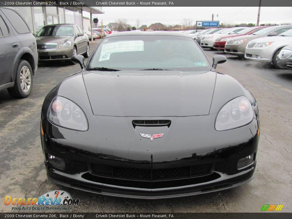 2009 Chevrolet Corvette Z06 Black / Ebony Photo #2