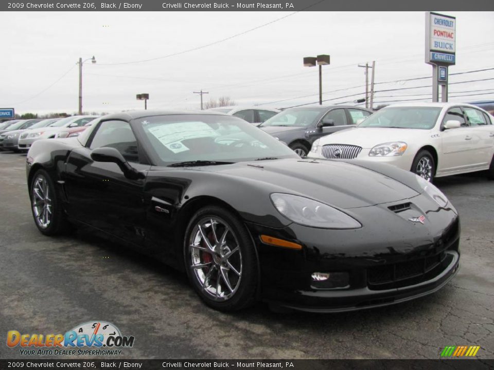 2009 Chevrolet Corvette Z06 Black / Ebony Photo #3