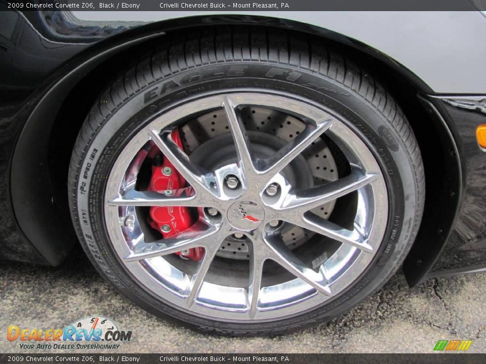 2009 Chevrolet Corvette Z06 Black / Ebony Photo #4