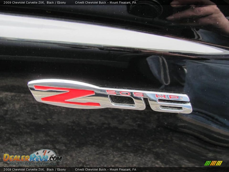 2009 Chevrolet Corvette Z06 Black / Ebony Photo #5
