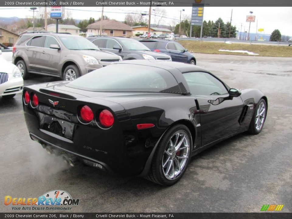 2009 Chevrolet Corvette Z06 Black / Ebony Photo #6
