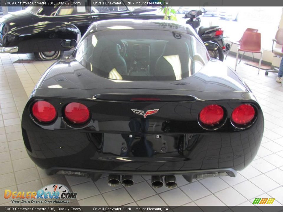 2009 Chevrolet Corvette Z06 Black / Ebony Photo #7