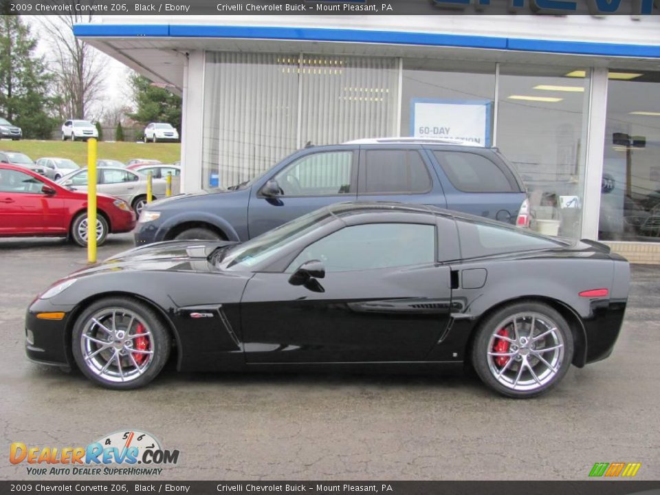 2009 Chevrolet Corvette Z06 Black / Ebony Photo #9