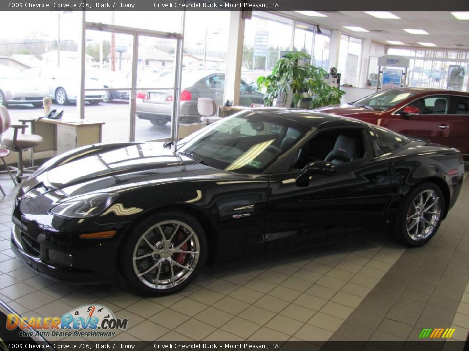 2009 Chevrolet Corvette Z06 Black / Ebony Photo #10