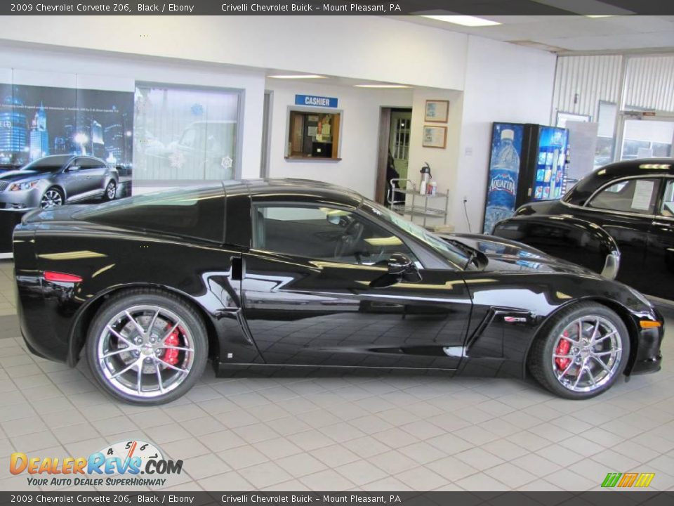 2009 Chevrolet Corvette Z06 Black / Ebony Photo #11