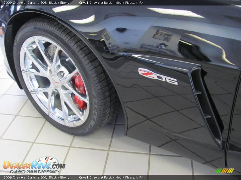 2009 Chevrolet Corvette Z06 Black / Ebony Photo #13