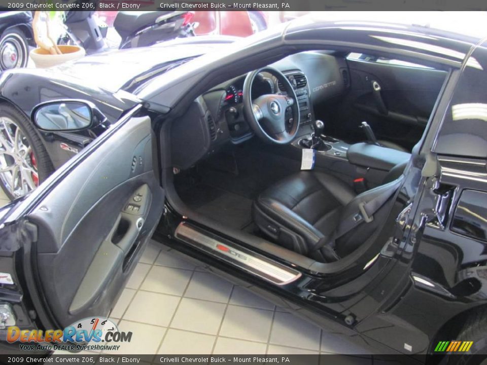 2009 Chevrolet Corvette Z06 Black / Ebony Photo #22