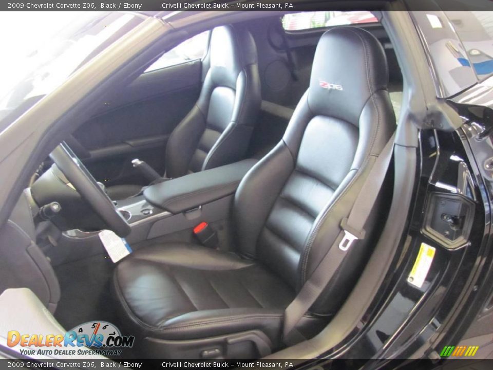 2009 Chevrolet Corvette Z06 Black / Ebony Photo #24