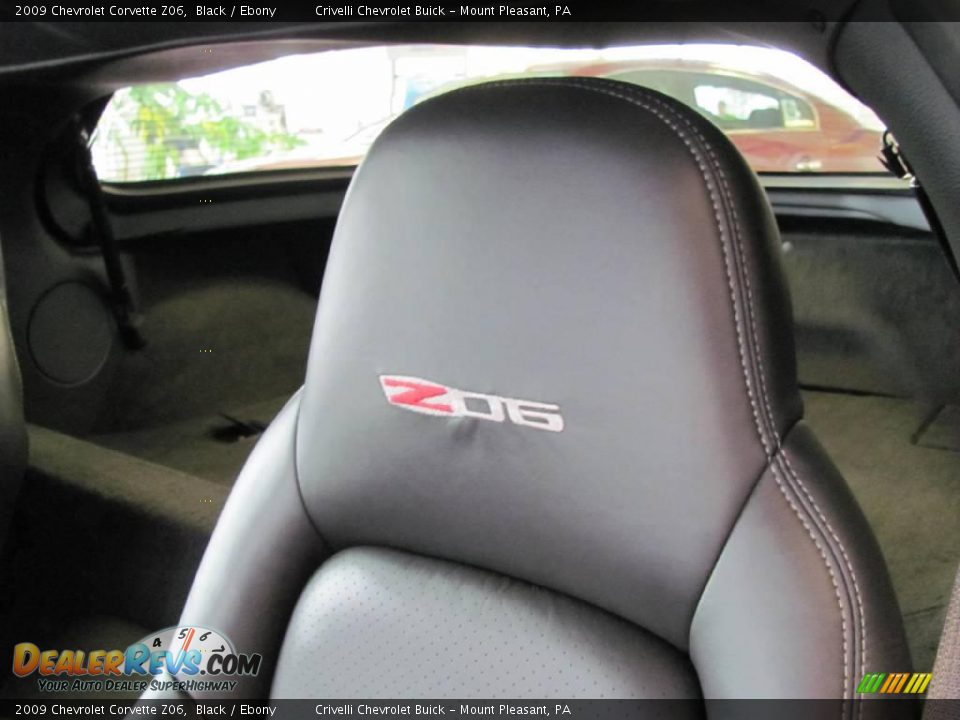 2009 Chevrolet Corvette Z06 Black / Ebony Photo #25