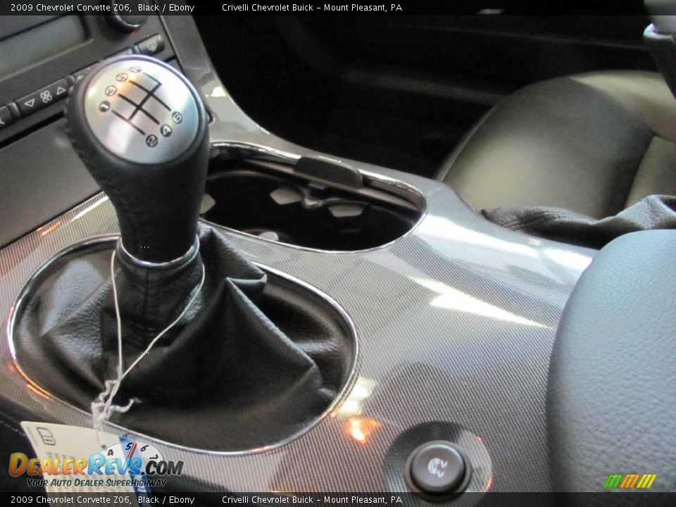 2009 Chevrolet Corvette Z06 Black / Ebony Photo #28