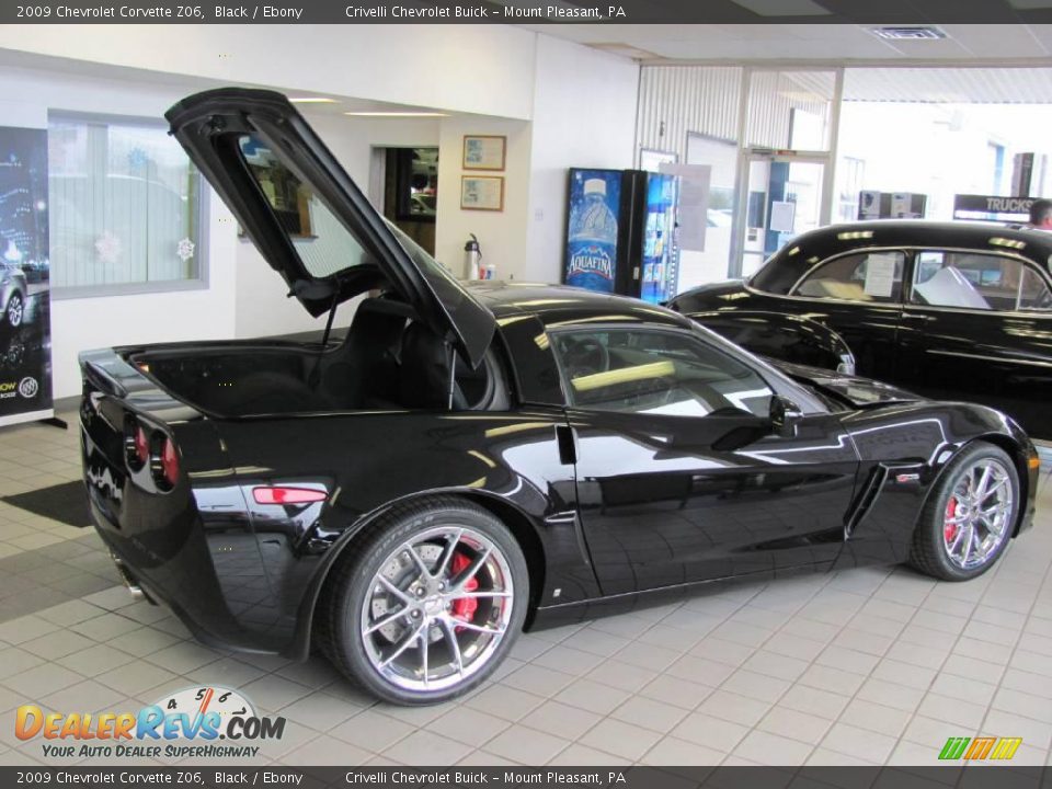 2009 Chevrolet Corvette Z06 Black / Ebony Photo #33