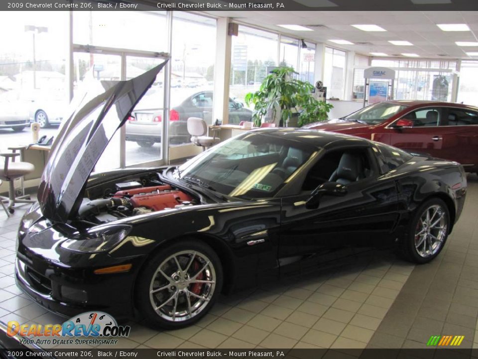 2009 Chevrolet Corvette Z06 Black / Ebony Photo #35