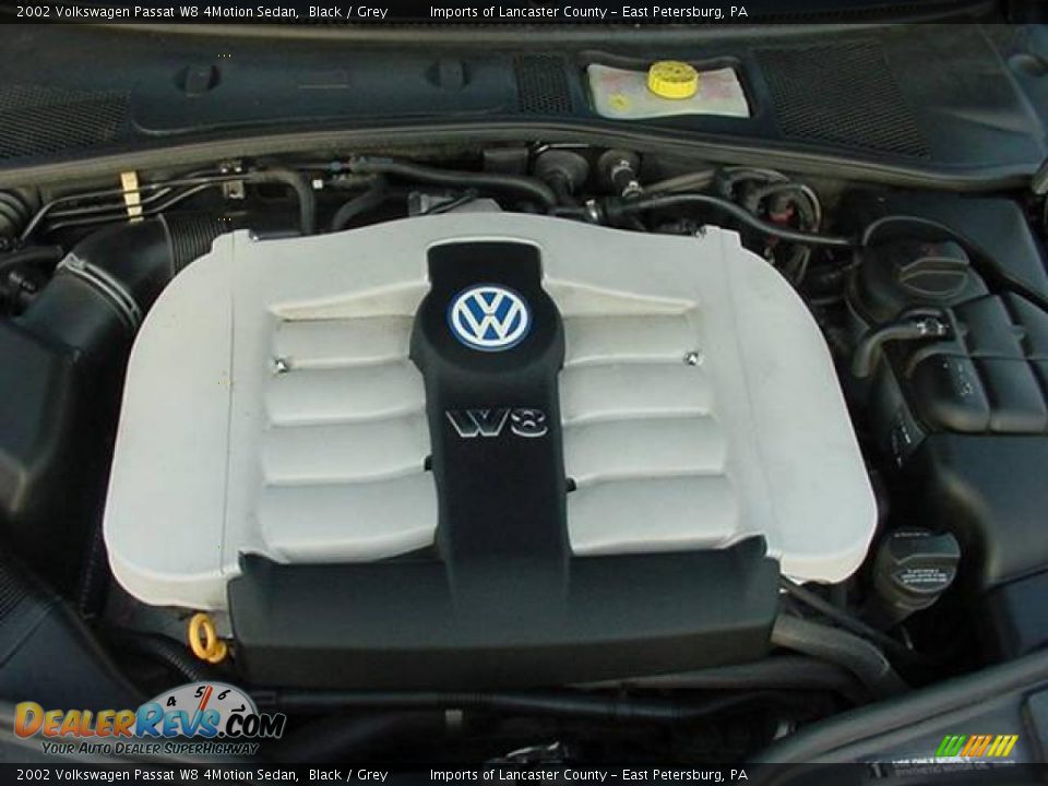 2002 Volkswagen Passat W8 4Motion Sedan Black / Grey Photo #8