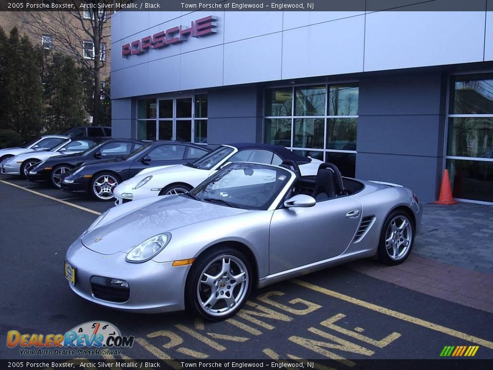 2005 Porsche Boxster Arctic Silver Metallic / Black Photo #2