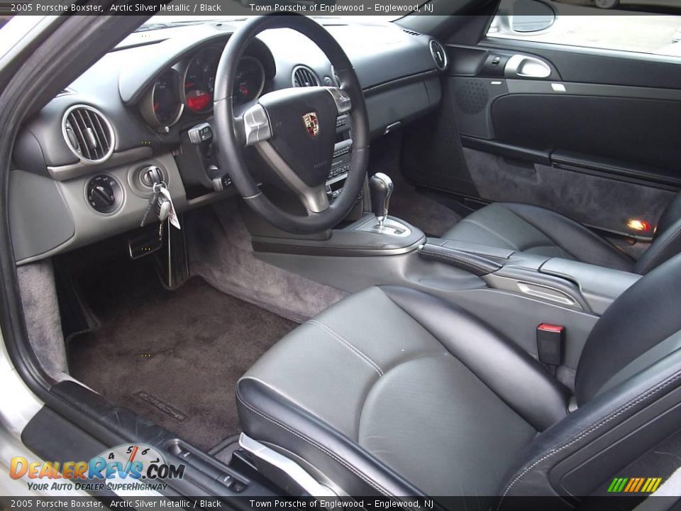 2005 Porsche Boxster Arctic Silver Metallic / Black Photo #14