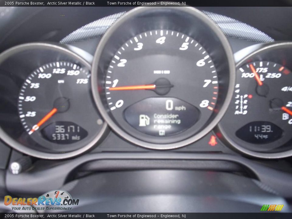 2005 Porsche Boxster Arctic Silver Metallic / Black Photo #16